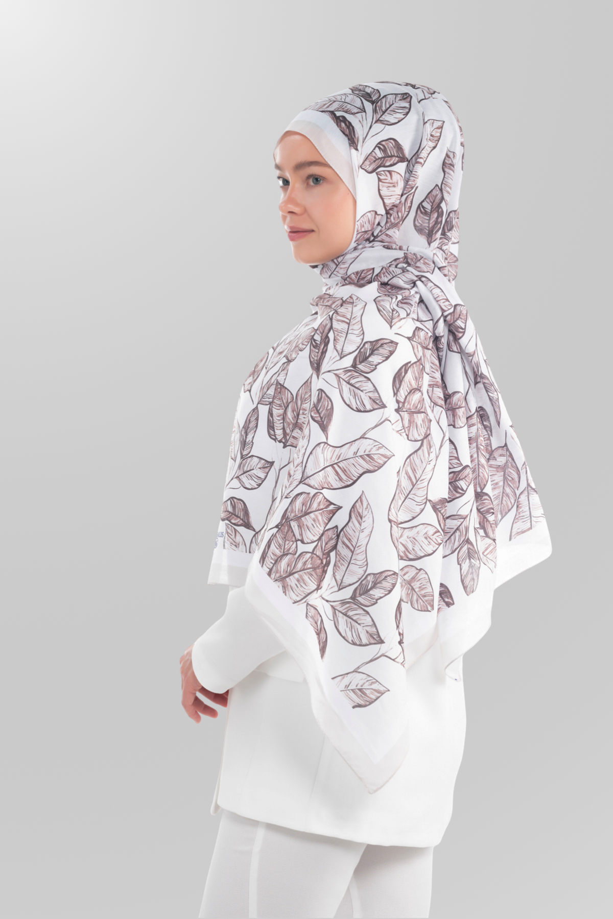 So Soft™ Scarf | Ink Meadow - Light Beige Freshness