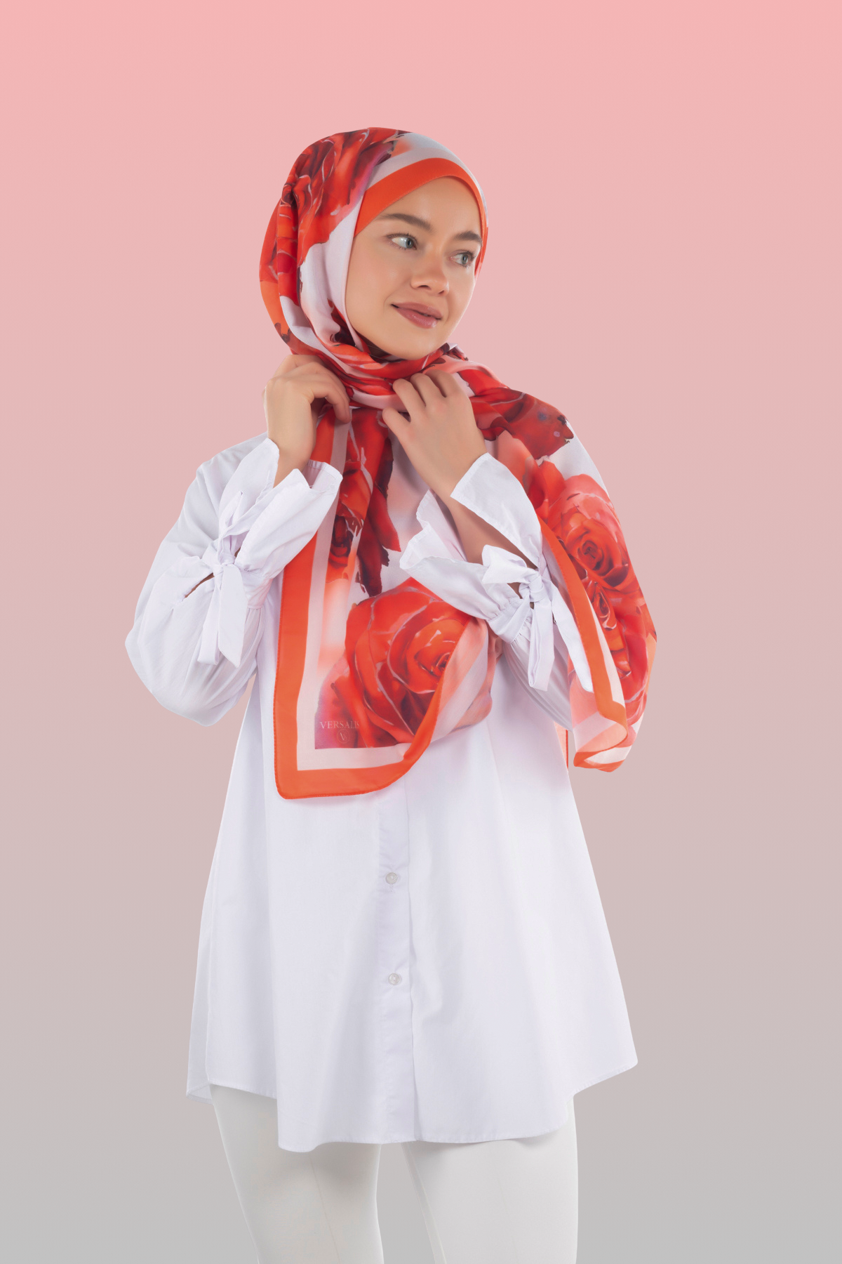 So Soft™ Scarf | Rose Cloud - Coral Orange Gülşah