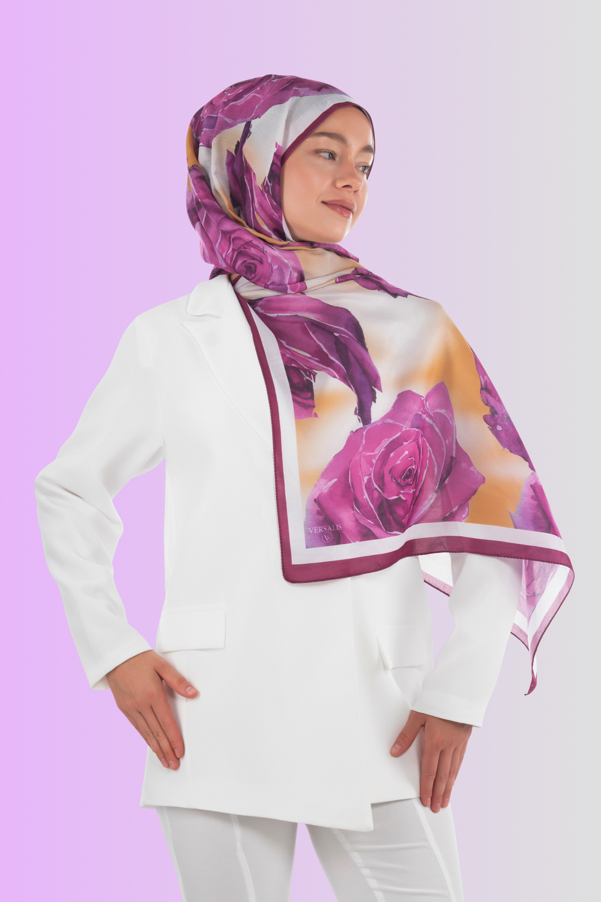So Soft™ Shawl | Rose Cloud - Soft Purple Smile