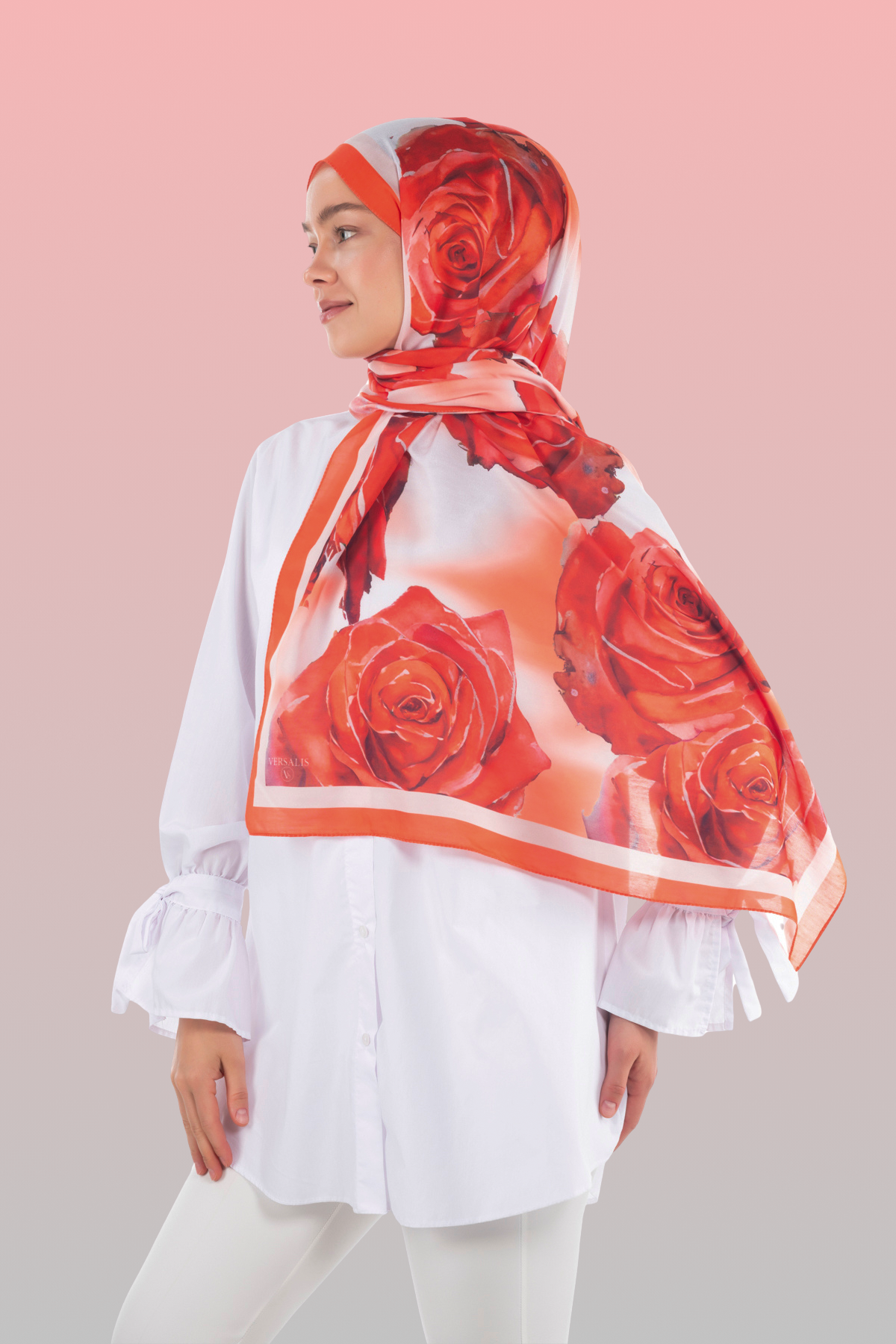 So Soft™ Scarf | Rose Cloud - Coral Orange Gülşah