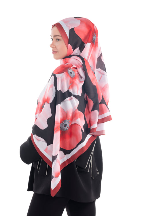So Soft™ Shawl | Blush Flora - Light Pomegranate Blossom