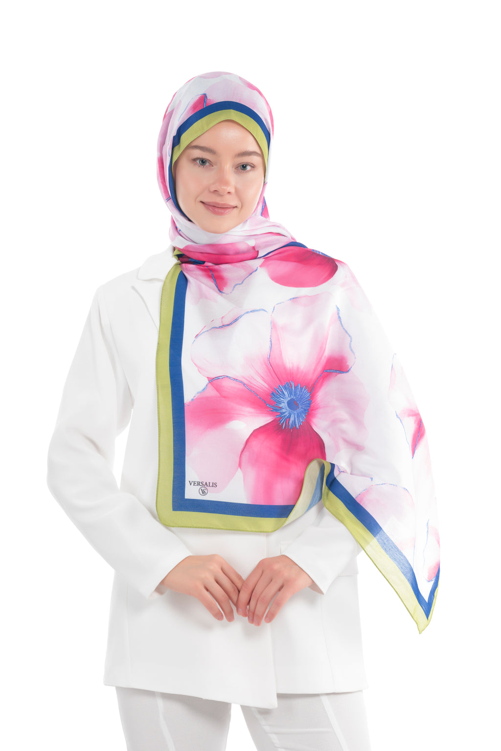 So Soft™ Shawl | Blush Flora - Light Pink Rose