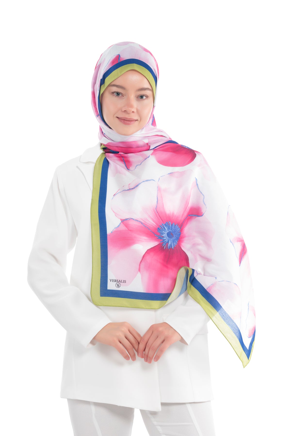So Soft™ Shawl | Blush Flora - Light Pink Rose