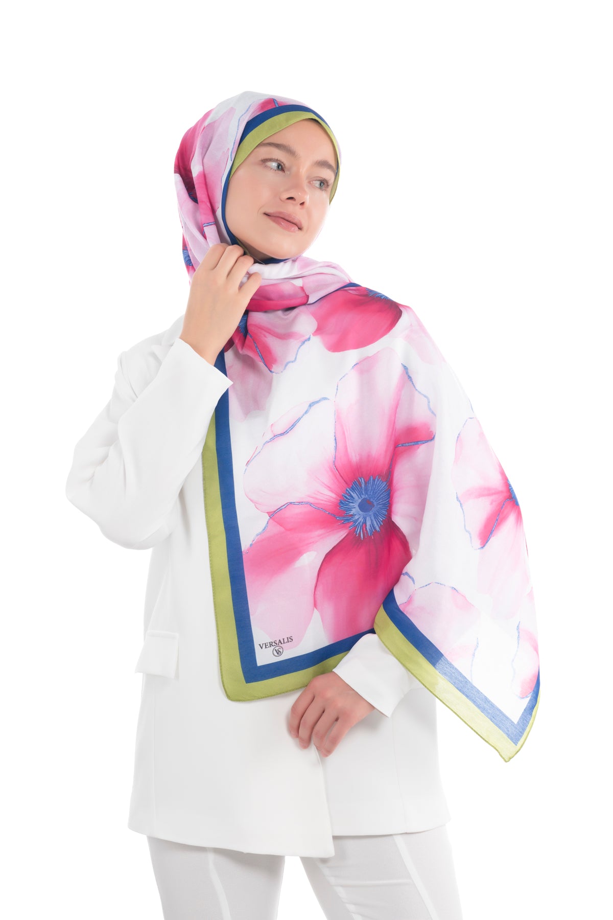 So Soft™ Shawl | Blush Flora - Light Pink Rose