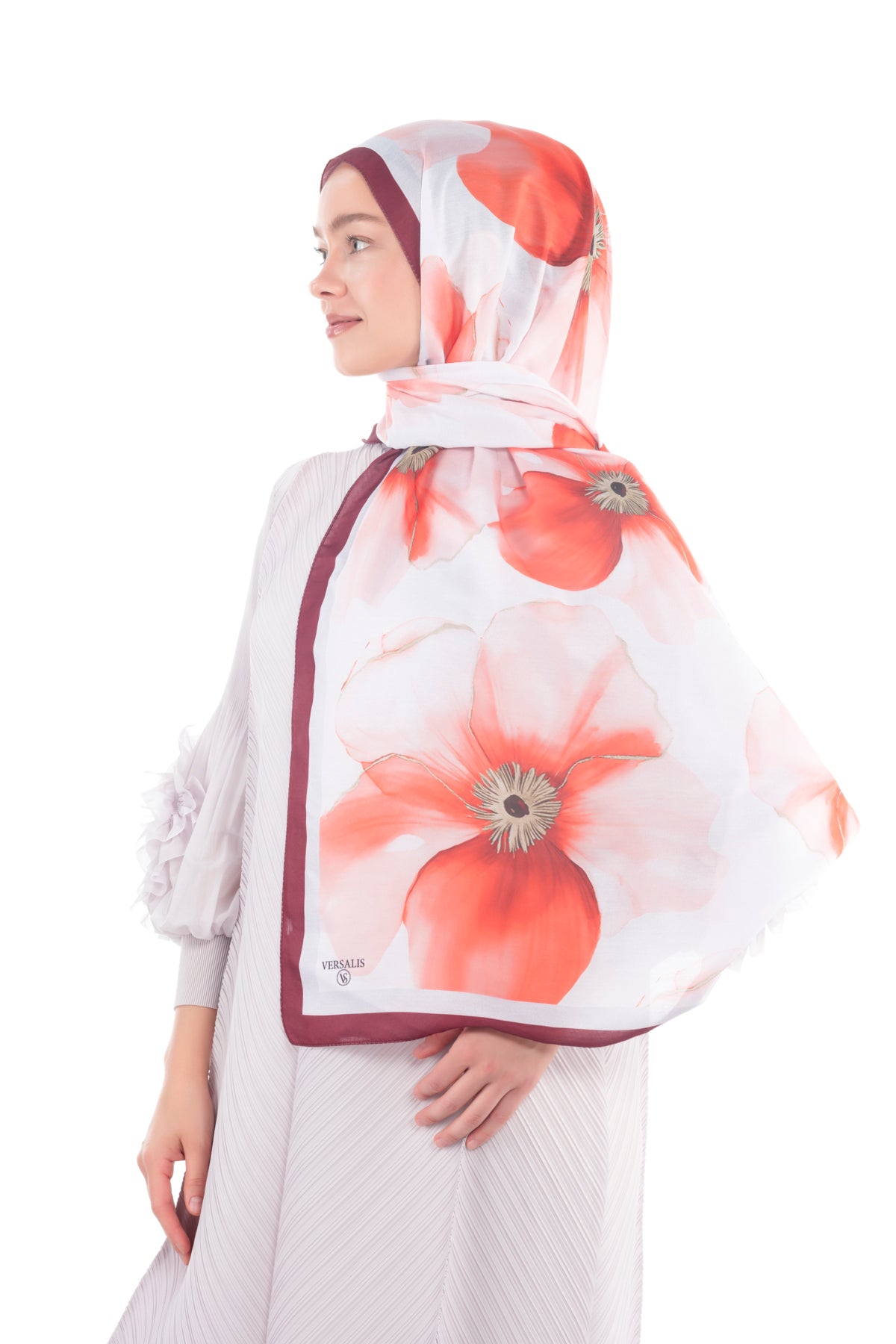 So Soft™ Scarf | Blush Flora - Light Orange Floral