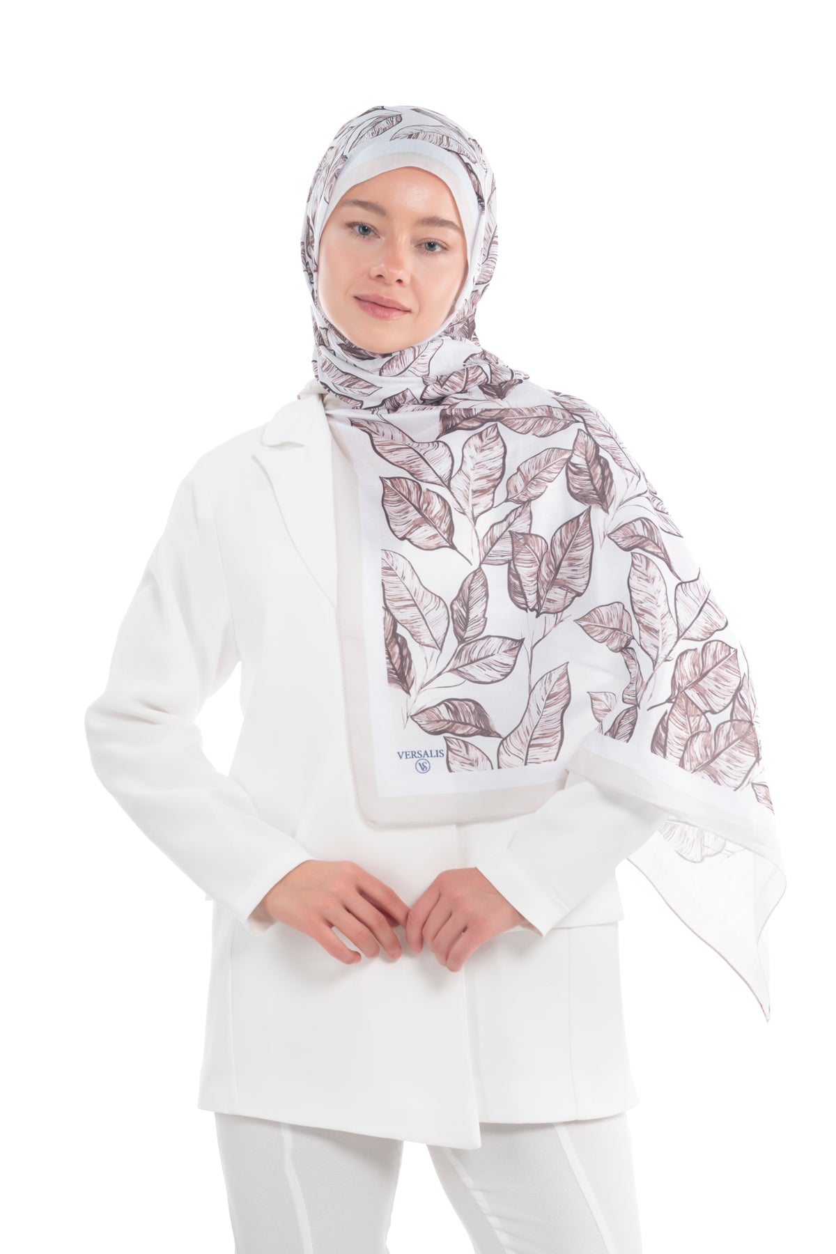 So Soft™ Scarf | Ink Meadow - Light Beige Freshness