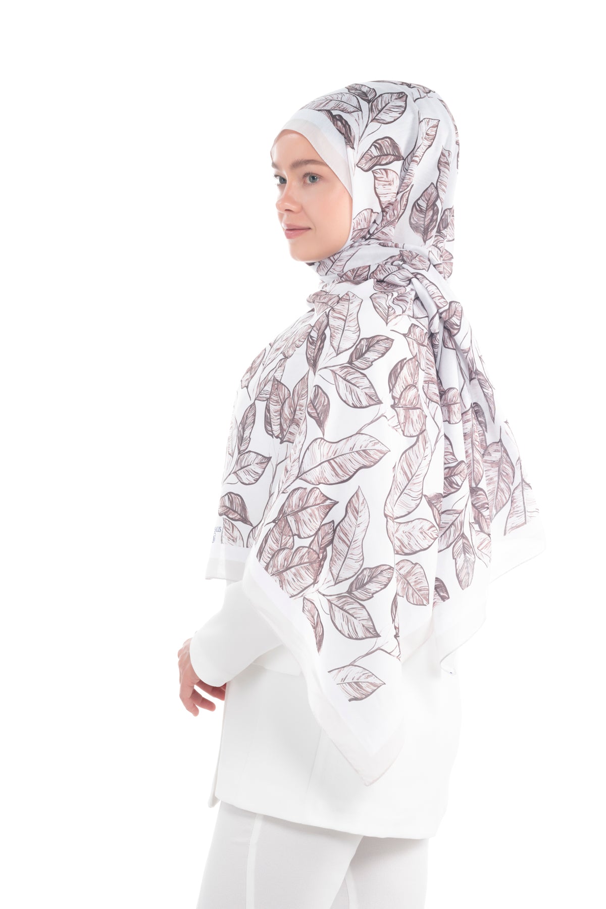 So Soft™ Scarf | Ink Meadow - Light Beige Freshness