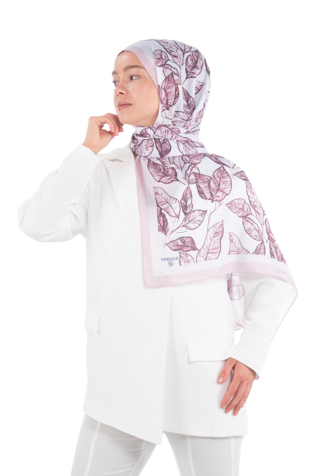Versalis | Ink Meadow Patterned So Soft™ Scarf Terracotta Earth