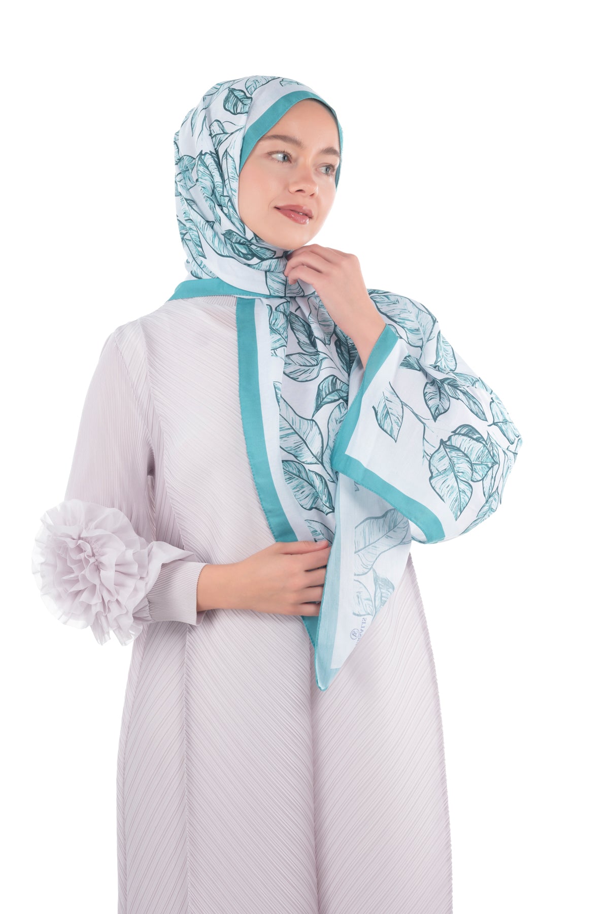 Versalis | Ink Meadow Patterned So Soft™ Scarf Pomegranate Red