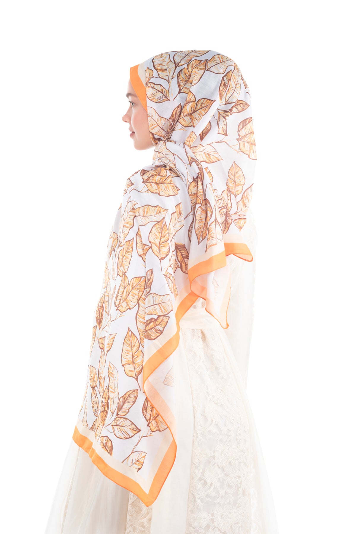 So Soft™ Shawl | Ink Meadow - Light Orange Sun