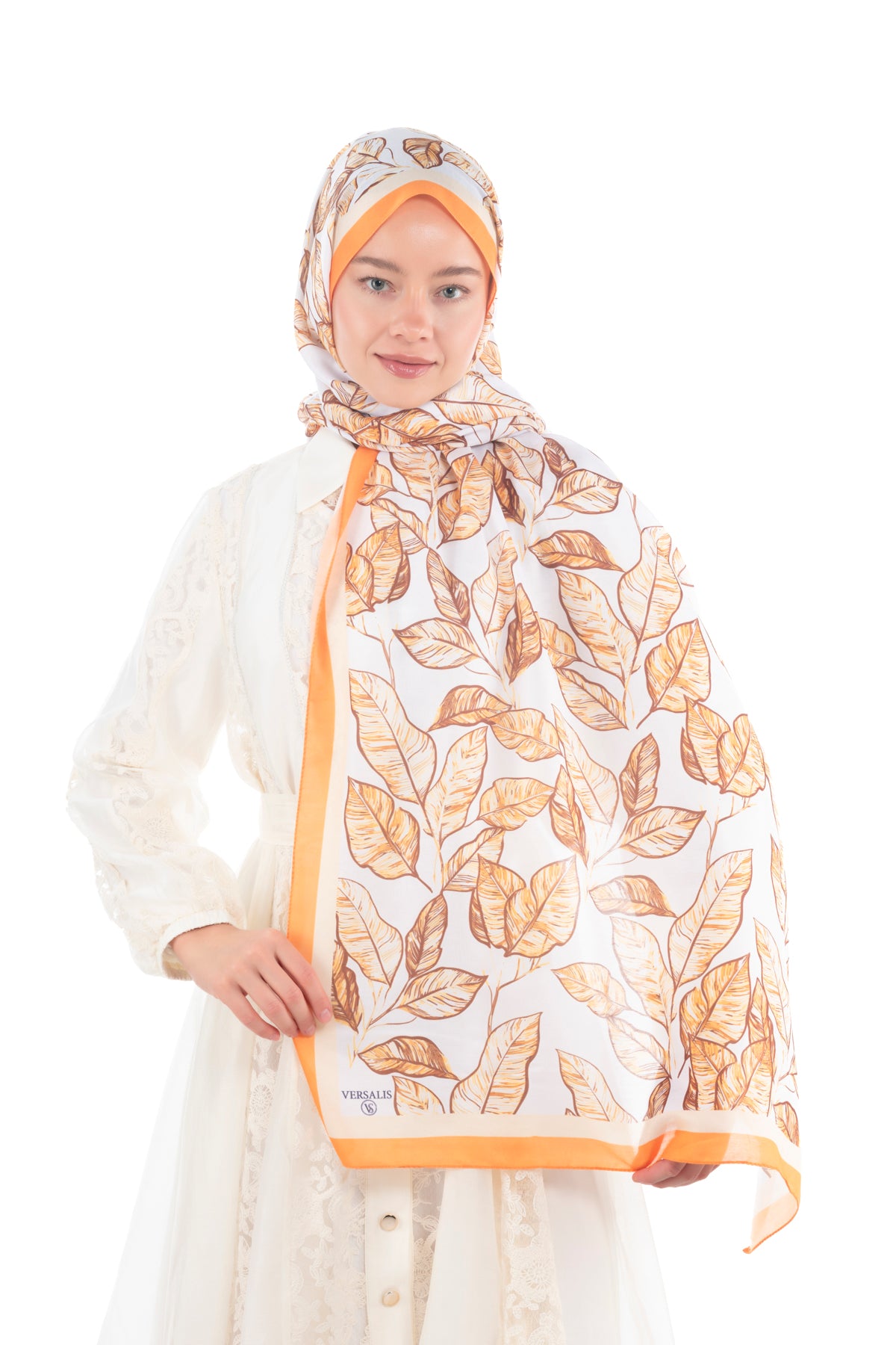 So Soft™ Shawl | Ink Meadow - Light Orange Sun