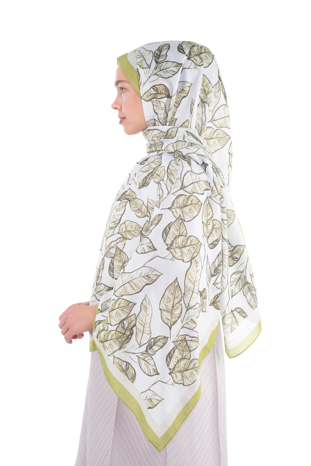So Soft™ Shawl | Ink Meadow - Light Fresh Green