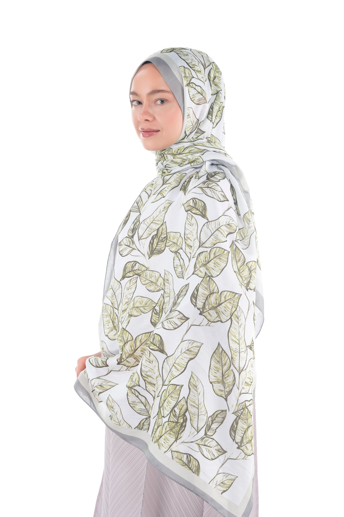 Versalis | Ink Meadow Patterned So Soft™ Scarf Midnight Navy
