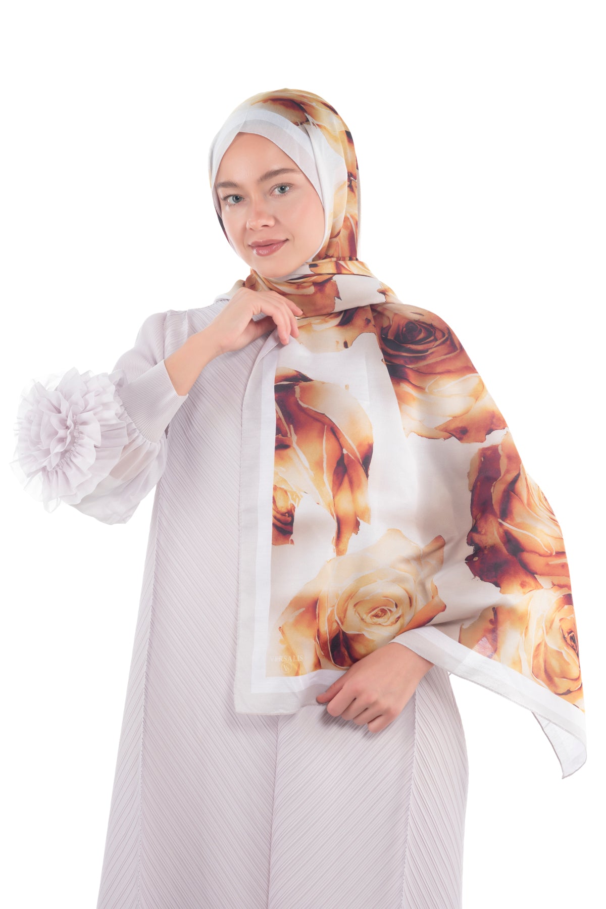 So Soft™ Scarf | Rose Cloud - Caramel Beige Serenity