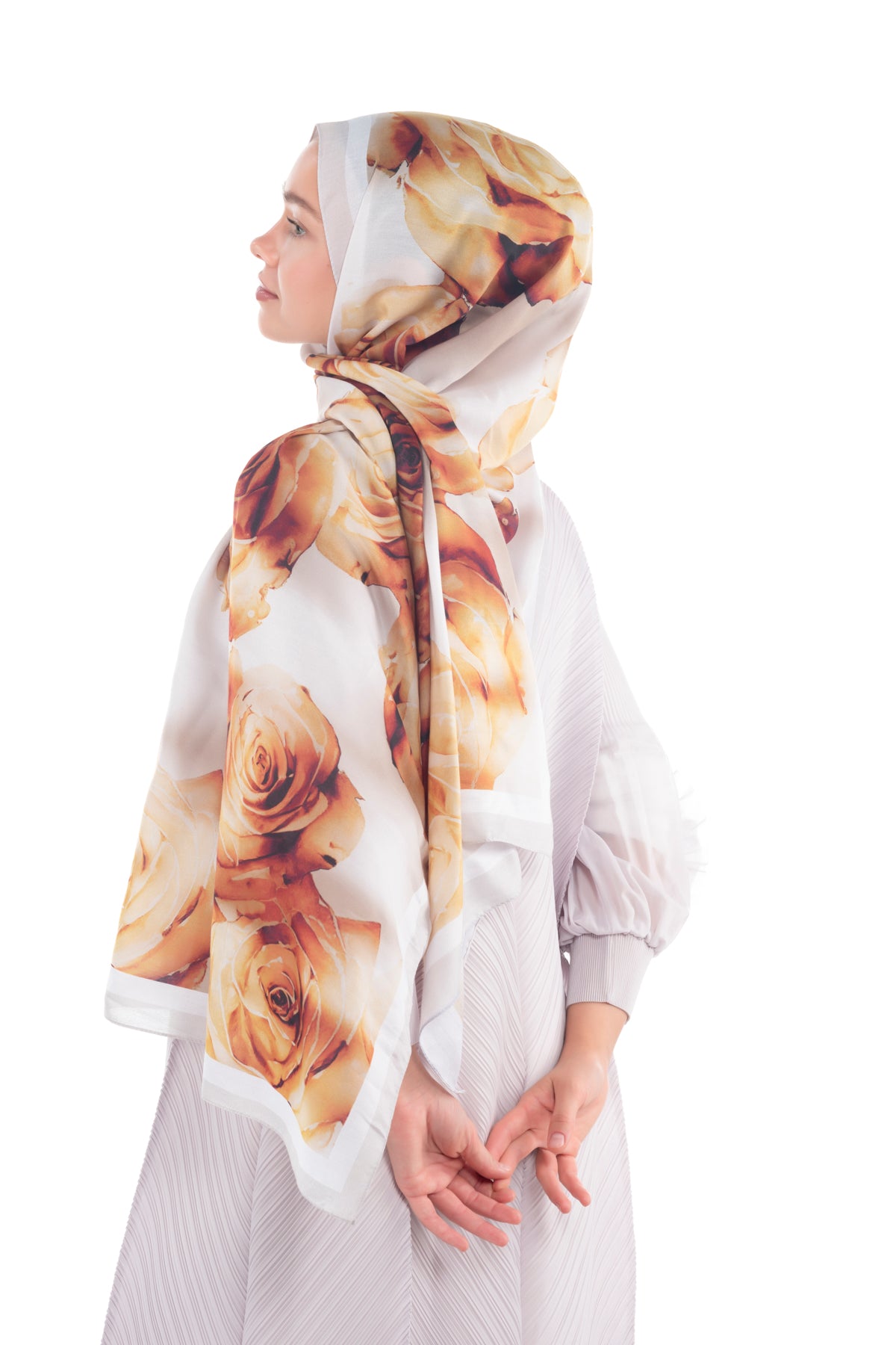 So Soft™ Scarf | Rose Cloud - Caramel Beige Serenity