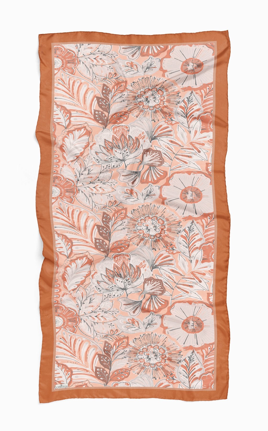 So Soft™ Şal | Royal Paisley - Turuncu Mercan