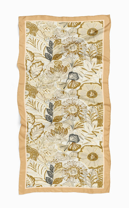 So Soft™ Şal | Royal Paisley - Altın Kahve