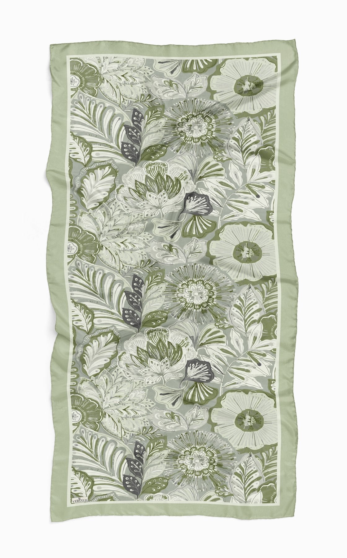 So Soft™ Şal | Royal Paisley - Sage Yeşil